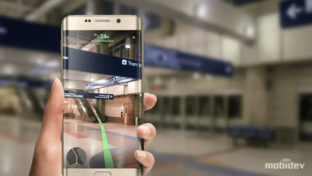 augmented reality indoor navigation demo