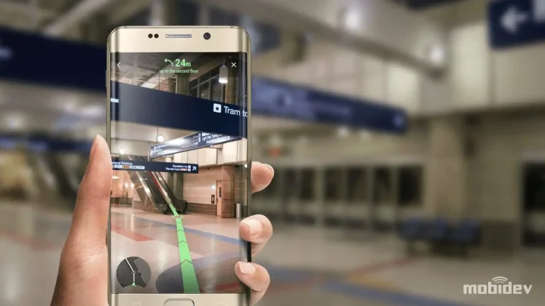 augmented reality indoor navigation demo