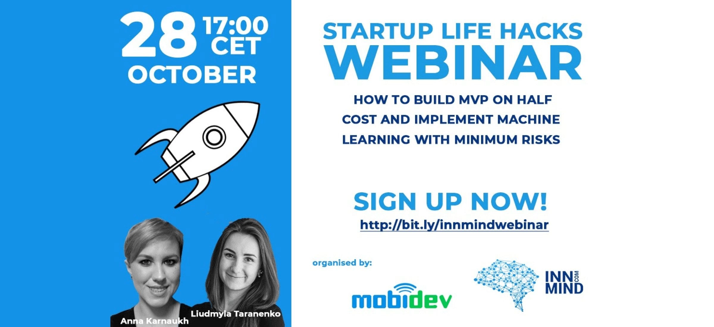 STARTUP LIFE-HACKS HOW TO BUILD MVP AT HALF COST AND IMPLEMENT MACHINE LEARNING WITH MINIMUM RISKS