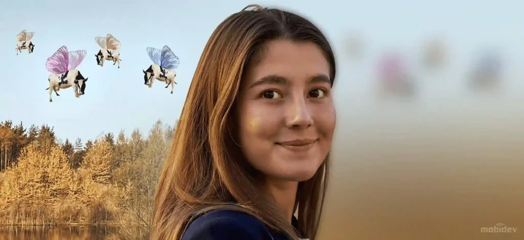 Real-time background removal and blur