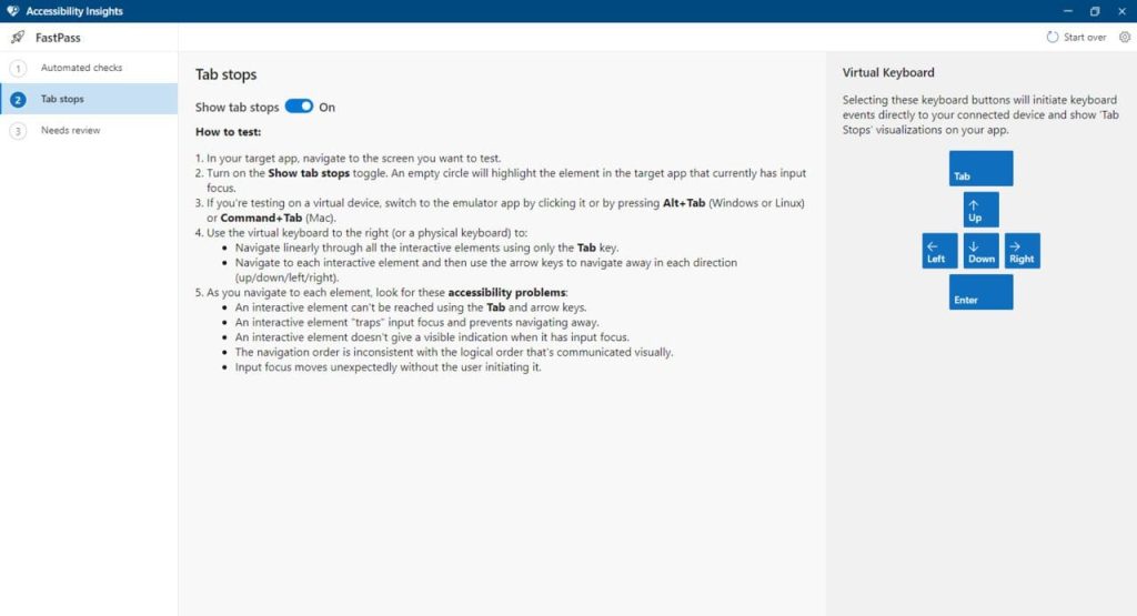 Accessibility Tab Mobile Accessibility Testing Guide for Product Owners