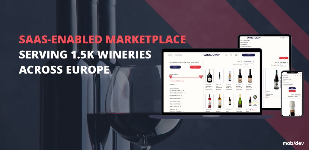 SaaS-enabled Marketplace Serving 1.5K Wineries across Europe