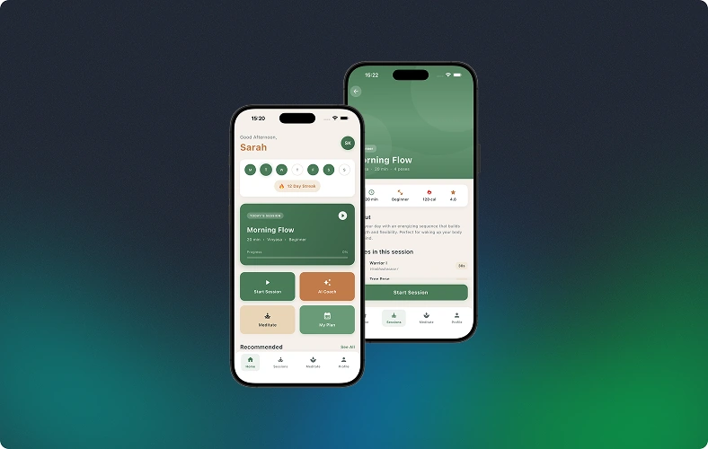 % Increase in Premium Accounts for Yoga Training App
