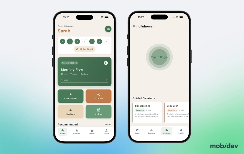 Yoga App with AI Pose Estimation Premium Feature Deliverables