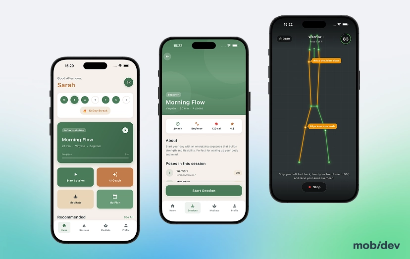 Yoga Training App AI Pose Estimation Project Scope
