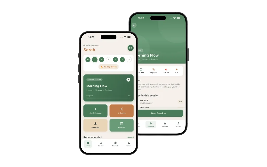 AI Yoga app