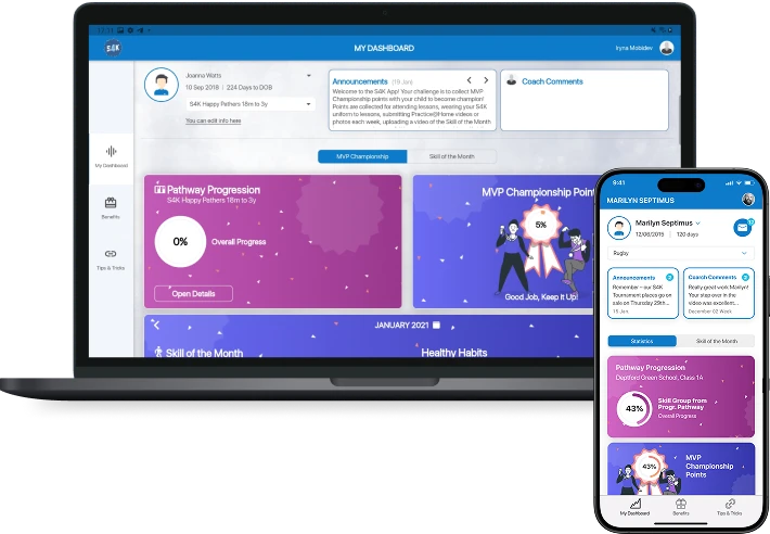 Bringing a Coach Led Kids' Sports Program to + Parents Through One Flutter App
