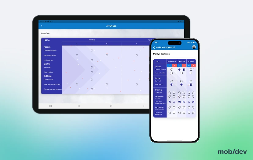 Deliverables of the SportKids App Project