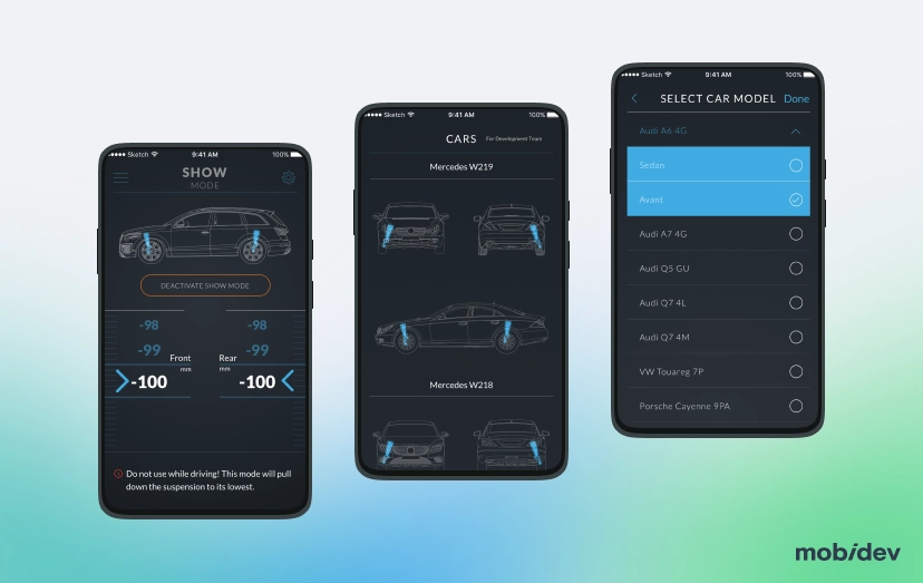 Project Scope of the IoT Suspension Control App Modernization